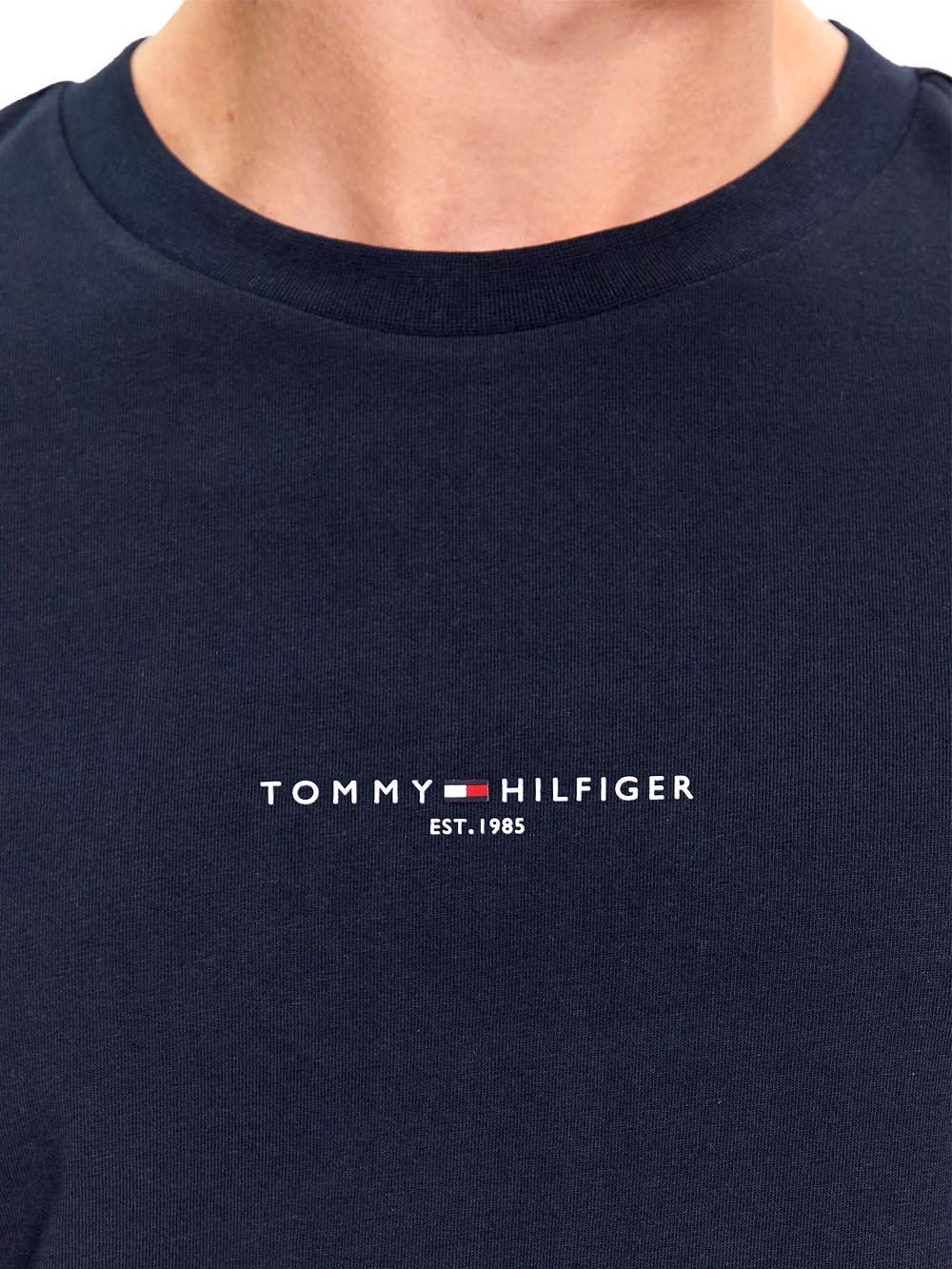 Tommy Hilfiger T-shirt Uomo Mw0mw32584 Blu