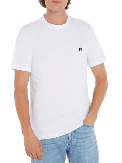 Tommy Hilfiger T-shirt Uomo Mw0mw33987 Bianco