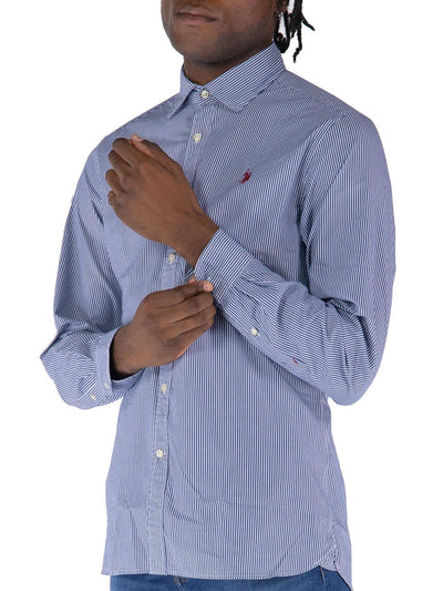U.S. Polo Assn. Camicia Uomo Bianco/blu