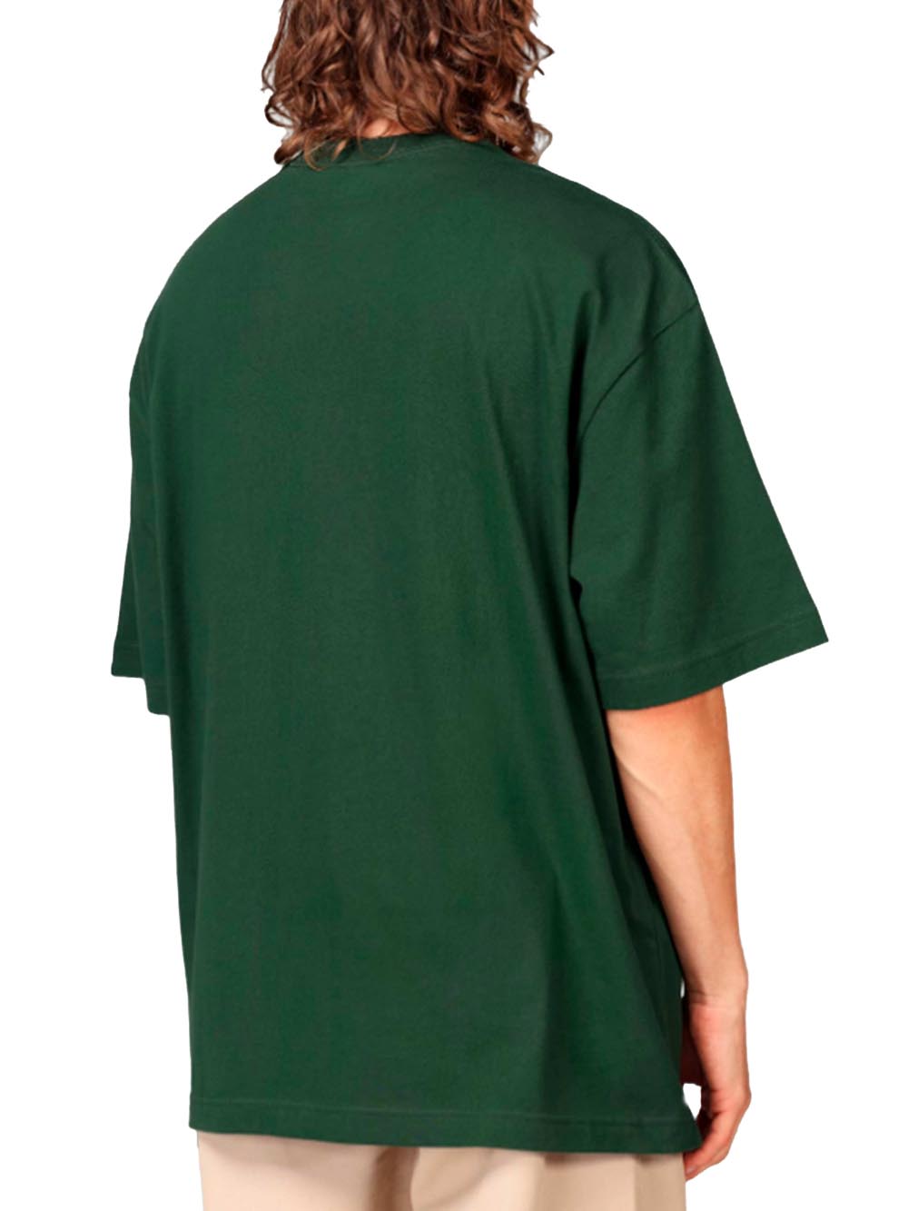 Vans T-shirt Uomo Offthe Wall Athletic Dept Ss Vn0008f6 Verde