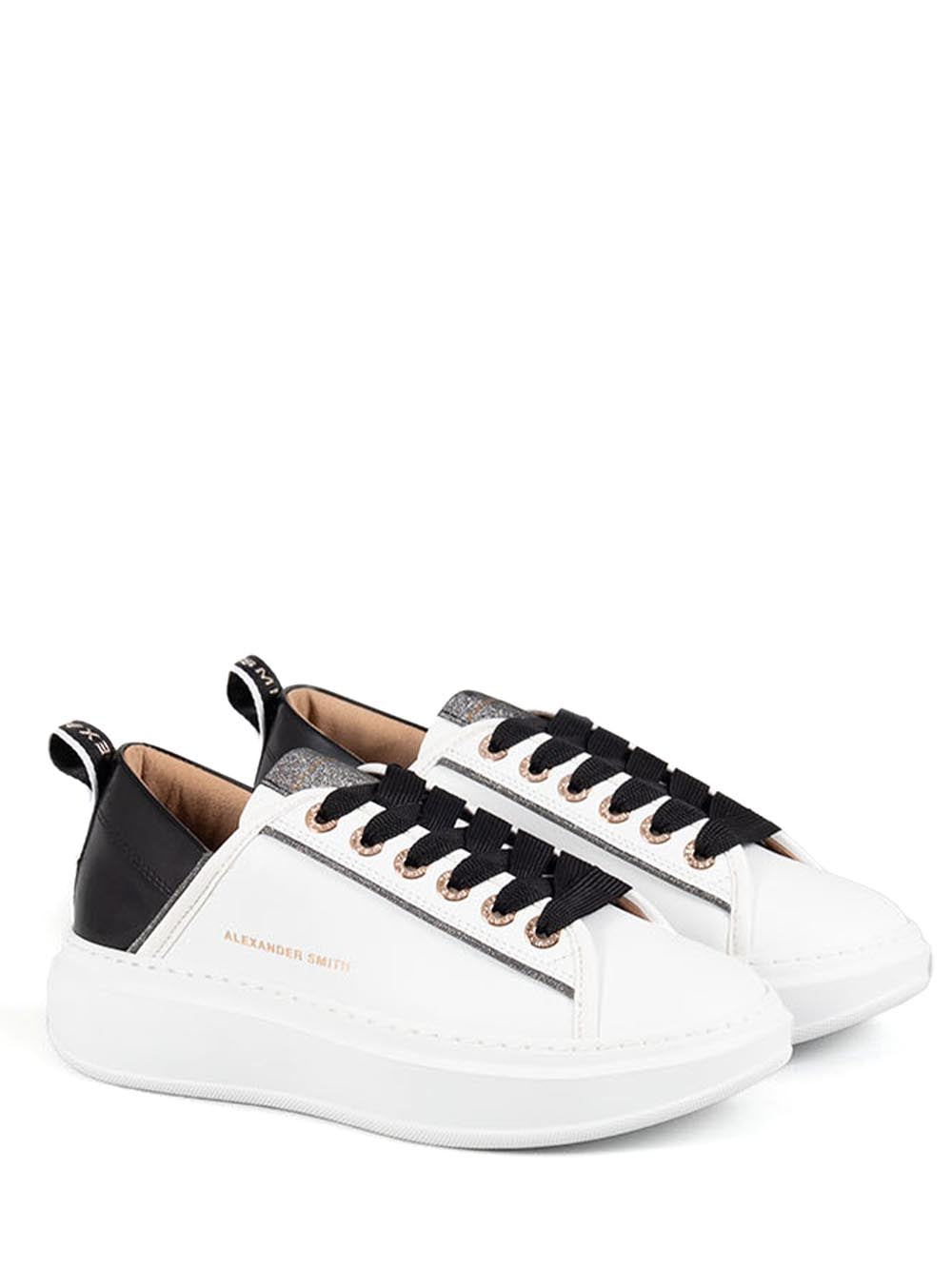 Alexander Smith Sneaker Donna Wembley Woman AsbawyW-0066 Bianco/nero