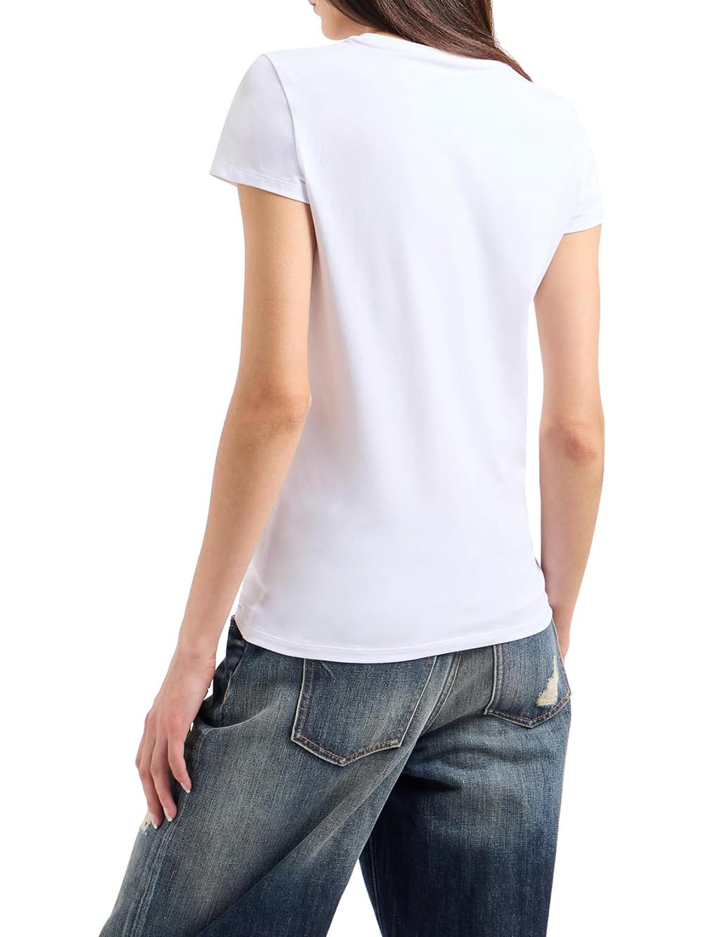 Armani Exchange T-shirt Donna 6dyt57 Yjetz Bianco