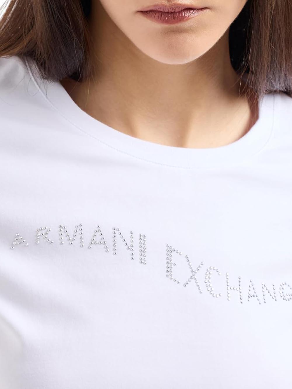 Armani Exchange T-shirt Donna 6dyt57 Yjetz Bianco