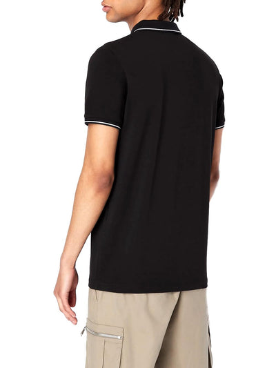 Armani Exchange Polo Uomo 8nzf71 Zjh2z Nero