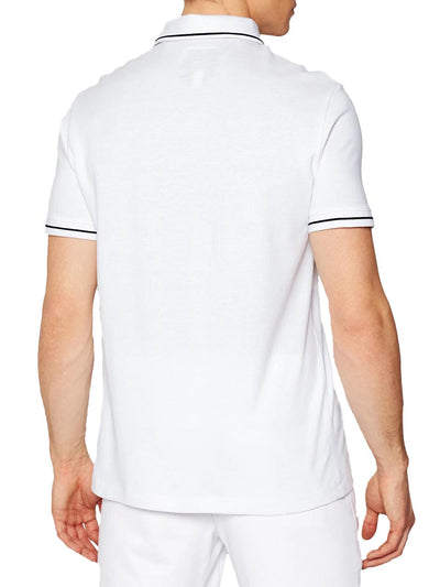 Armani Exchange Polo Uomo 8nzfpa Z8m5z Bianco