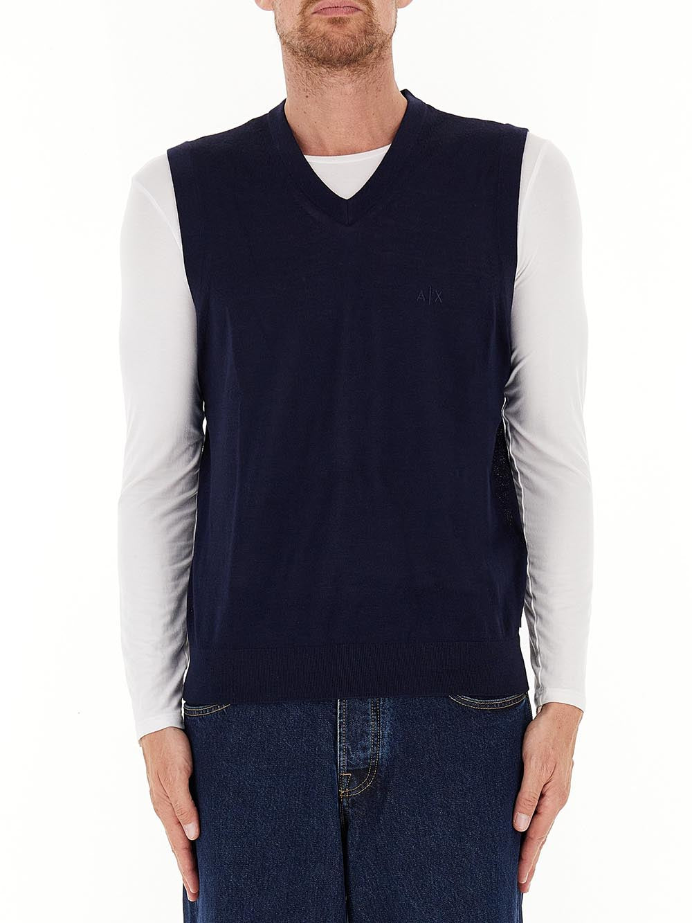 Armani Exchange Smanicato Uomo 8nzm5b Zm1yz Blu