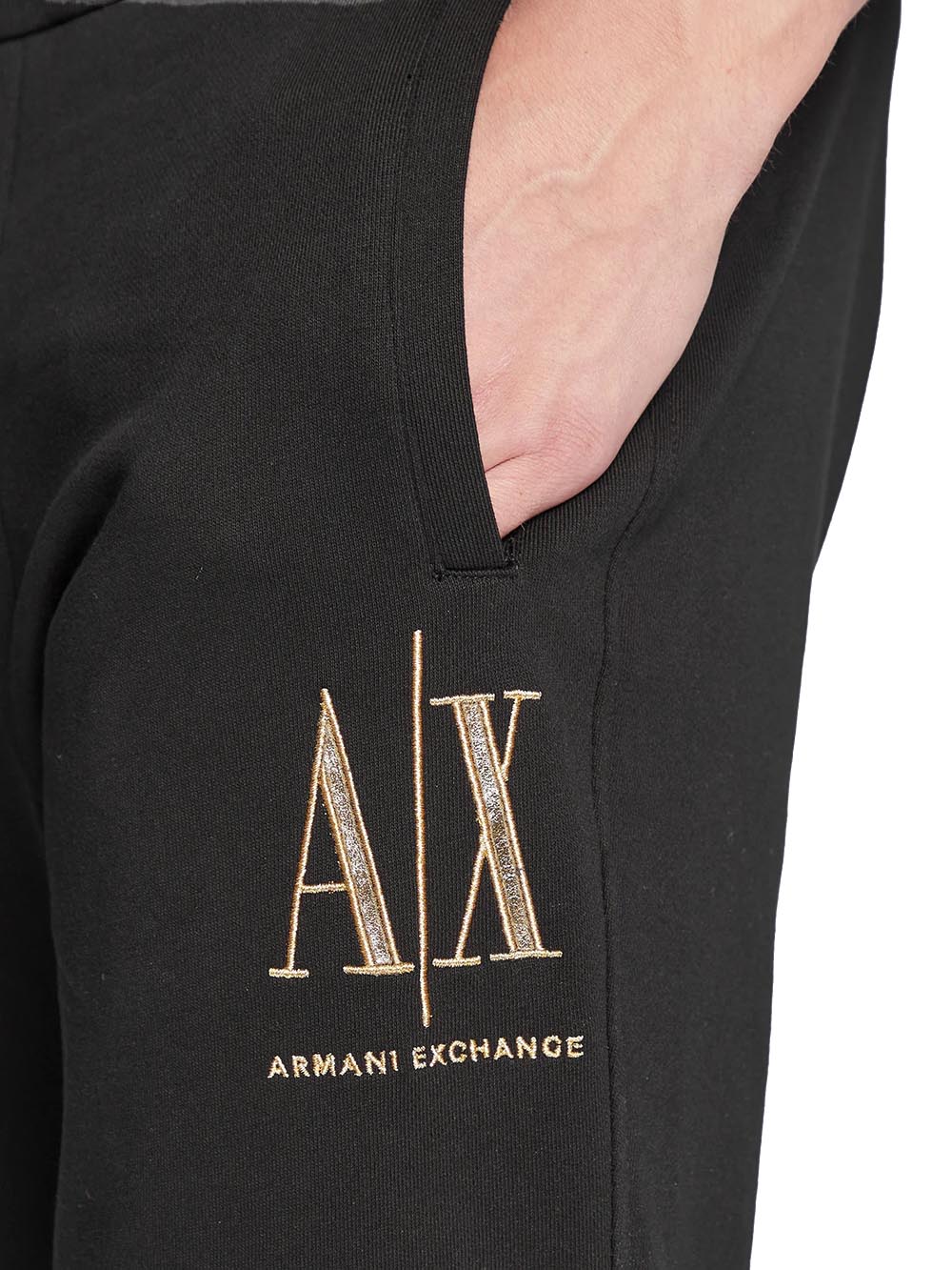 Armani Exchange Pantalone Uomo 8nzppq Zj1zz Nero oro