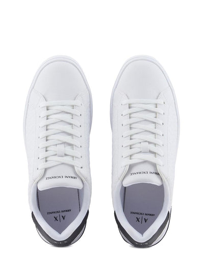 Armani Exchange Sneakers Uomo Xm000140 Af11916 Bianco/nero