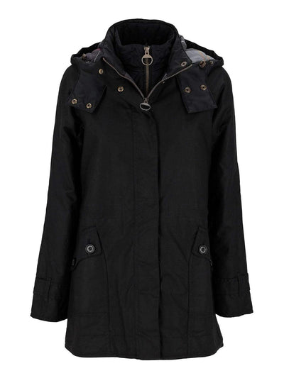 Barbour Giubbino Donna Lwx1179 Cannich Wax Nero