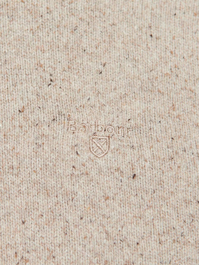 Barbour Maglia Uomo Mkn0844 Essential Tisbury Crew Beige