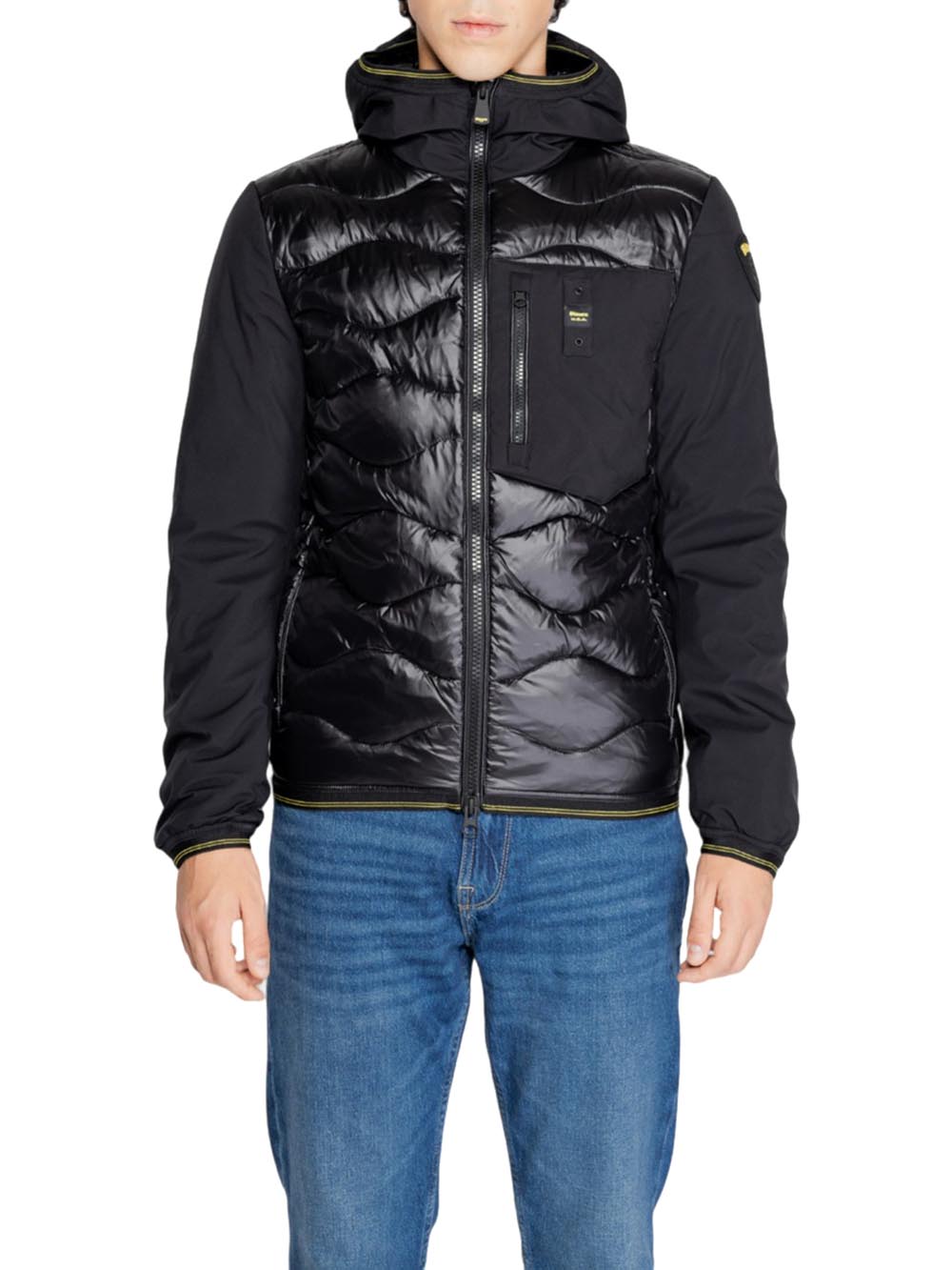 Blauer Giubbino Uomo 24wbluc08034 006355 Albert Nero