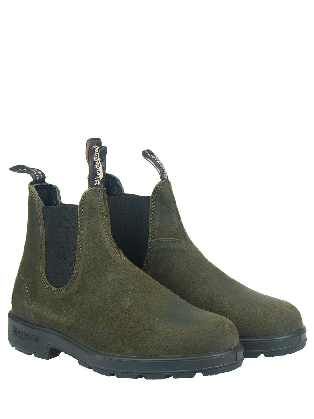 Blundstone Stivaletti Boot Unisex 1615 Dark Olive Waxed Suede Verde