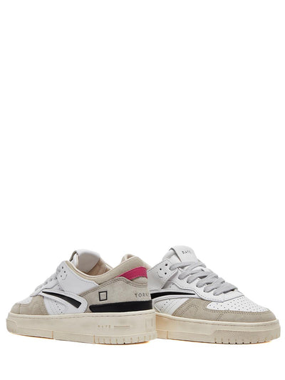 D.A.T.E. Sneakers Donna Torneo Natural Bianco