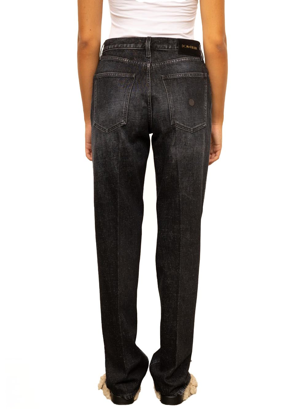 DON THE FULLER Jeans Donna Bosa BarC-W2f4019 Nero