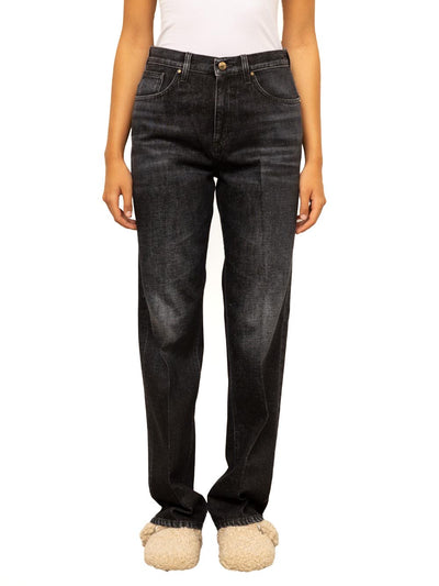 DON THE FULLER Jeans Donna Bosa BarC-W2f4019 Nero