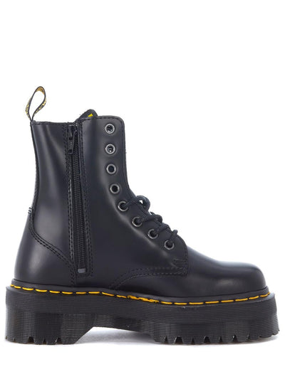 Dr. Martens Anfibio Donna Jadon Polished Smooth Nero