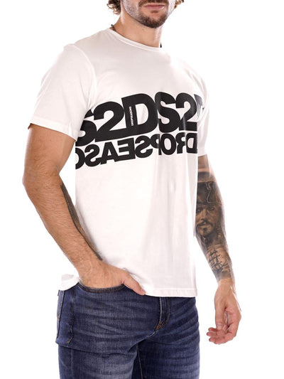 Ds2 T-shirt Uomo Fw24223 Bianco