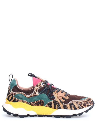 Flower Mountain Sneaker Unisex Yamano 3 Uni 2017818.04 Animalier marrone