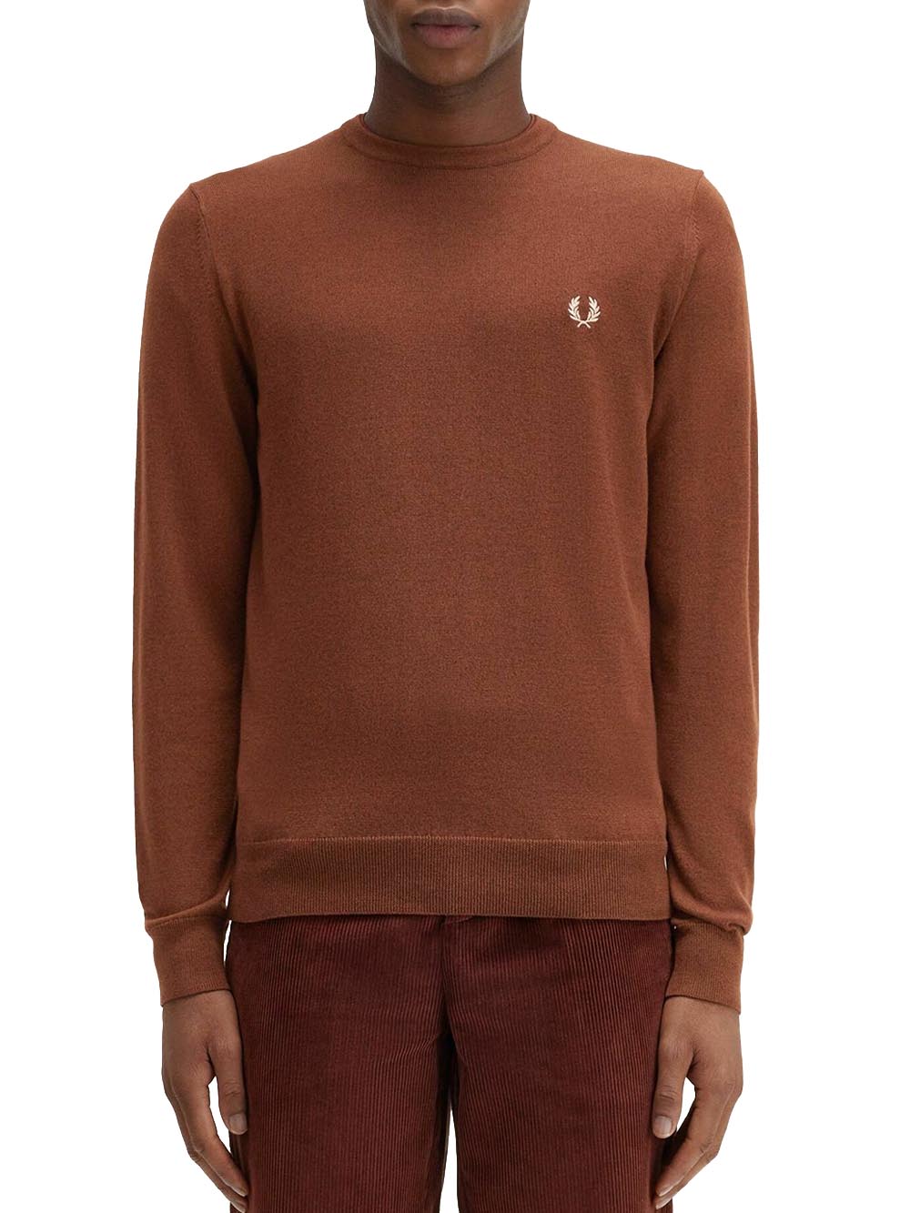 Fred Perry Maglia Uomo K9601 Marrone