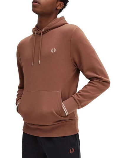 Fred Perry Felpa Uomo M2643 Marrone