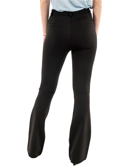 Guess Pantalone Donna W4bb08 Kbjp2 Lena Sexy Flare Nero