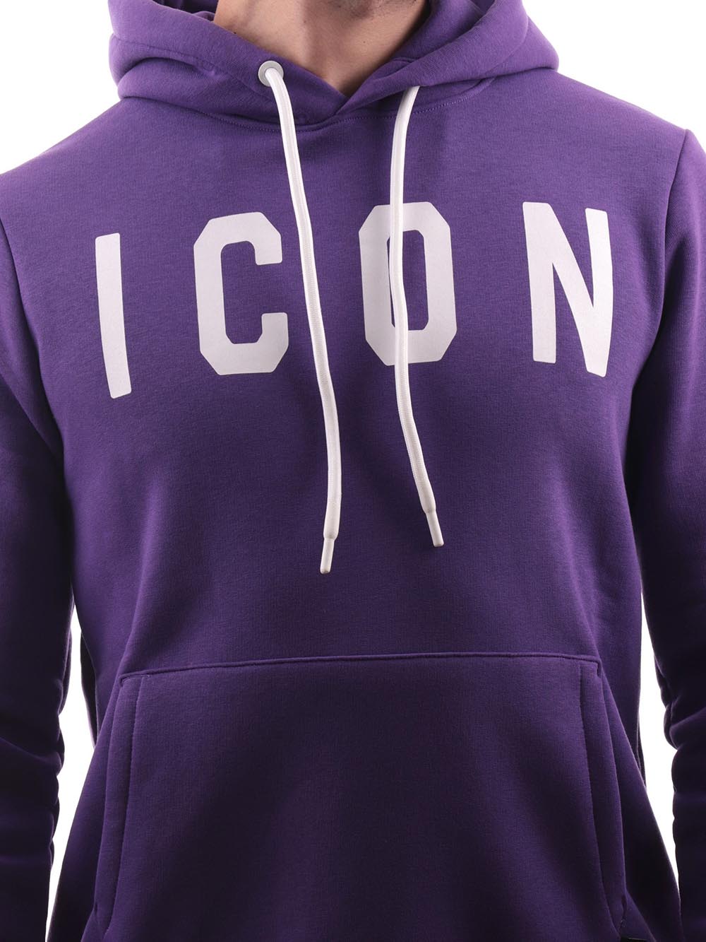 ICON Felpa Uomo Iu9016fc Viola