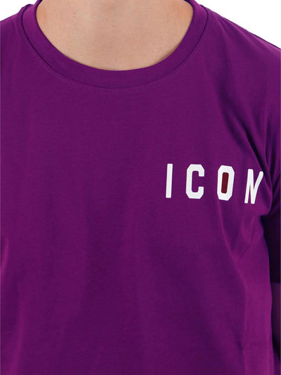 ICON T-shirt Uomo Iu9019t Viola