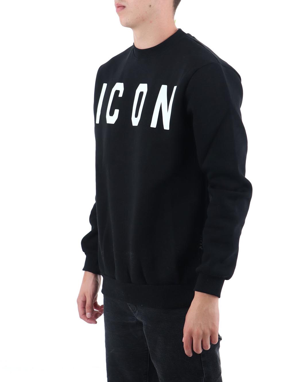 ICON Felpa Uomo Iu9023fg Nero