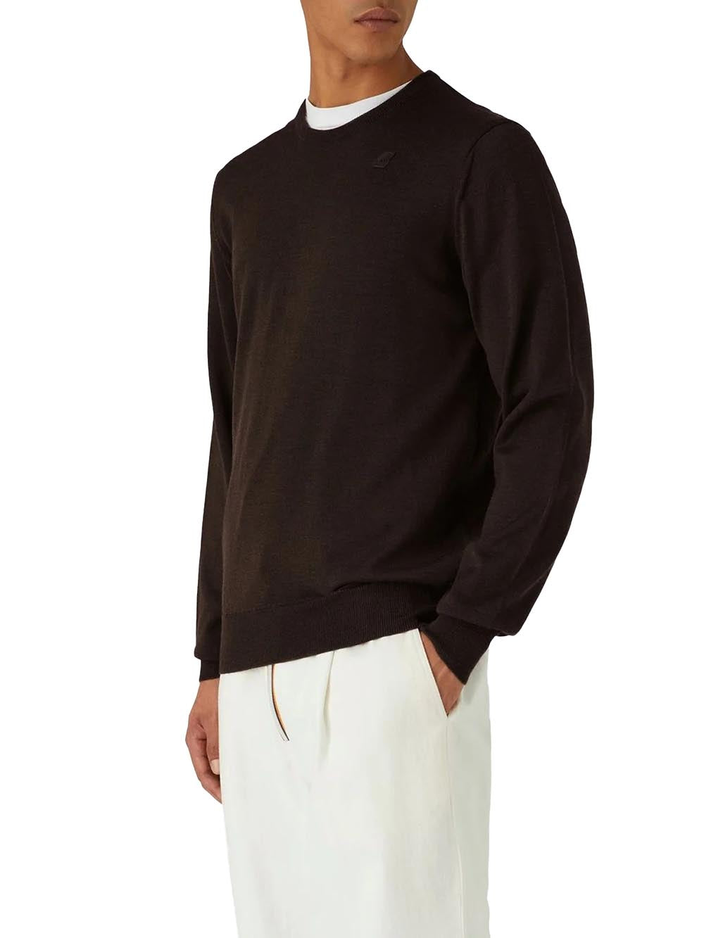 K-Way Pullover Uomo K6113bw Sebastien Merino Marrone