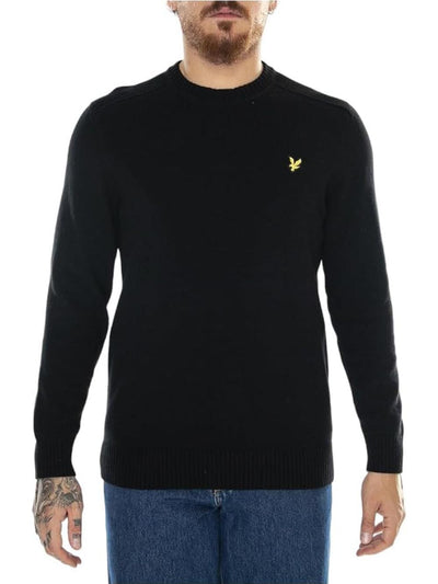 Lyle & Scott Pullover Uomo Kn1925v Nero