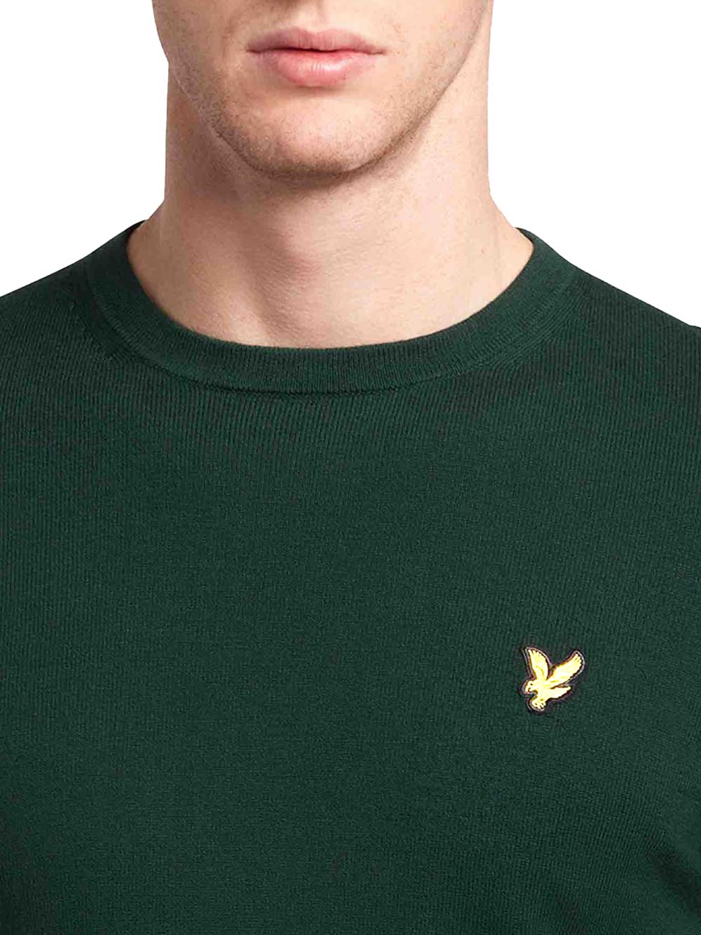 Lyle & Scott Pullover Uomo Kn2110v Verde scuro