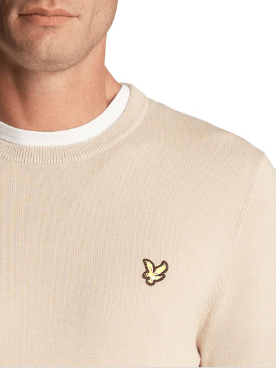 Lyle & Scott Pullover Uomo Kn2110v Panna