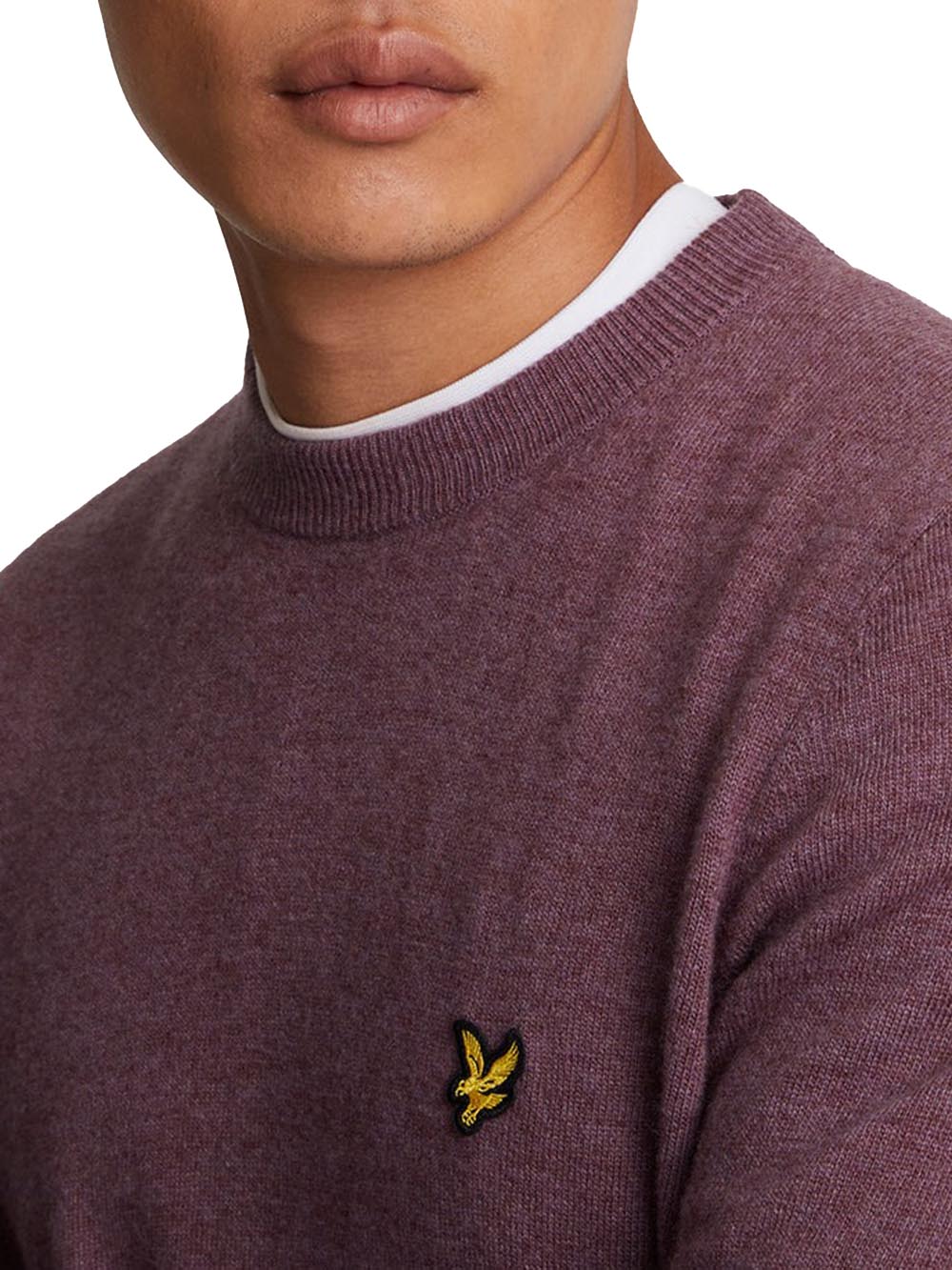 Lyle & Scott Pullover Uomo Kn2114v Viola