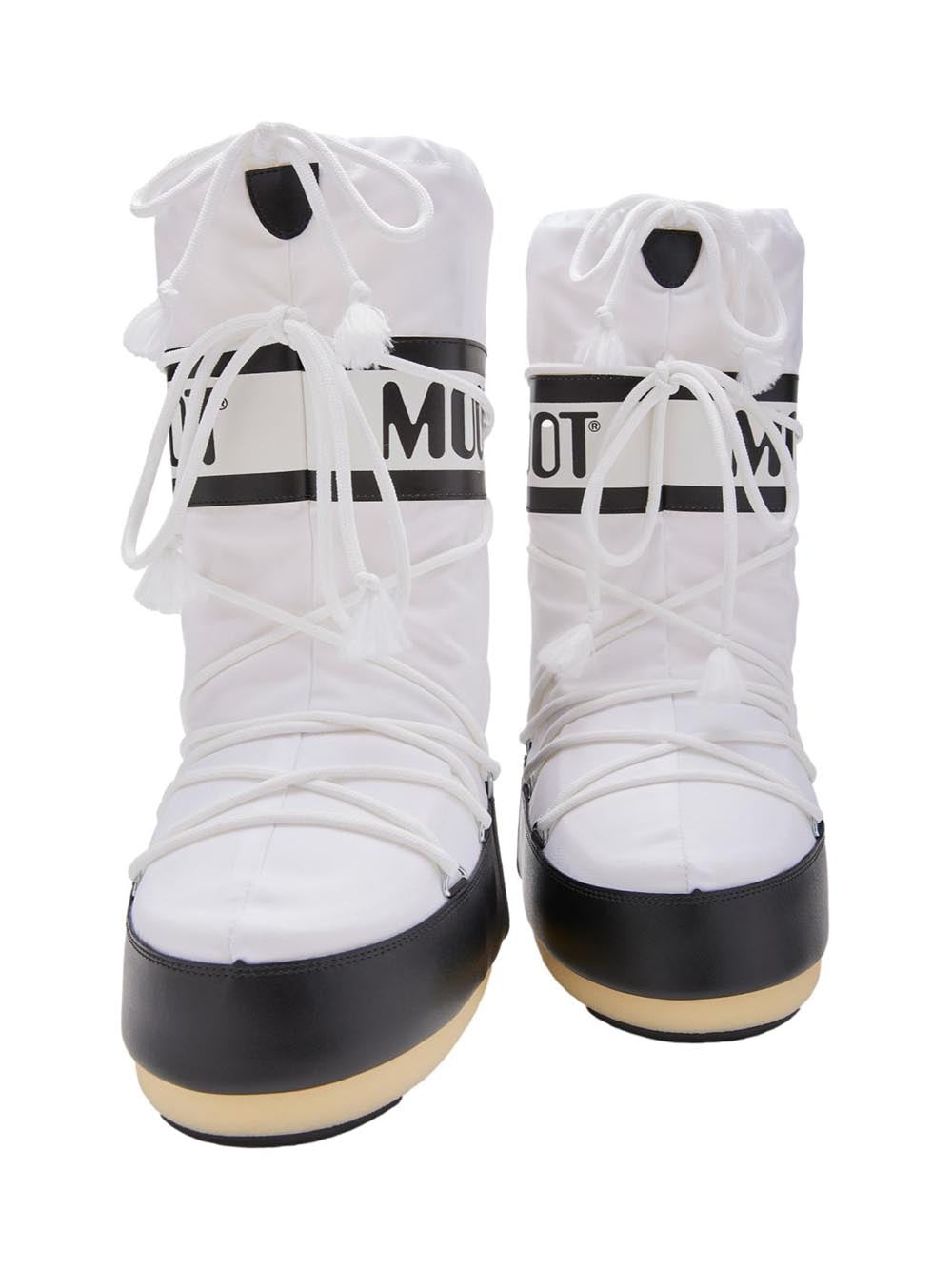 Moon boot Stivale Donna Mb Icon Nylon 80d1400440 Bianco/nero