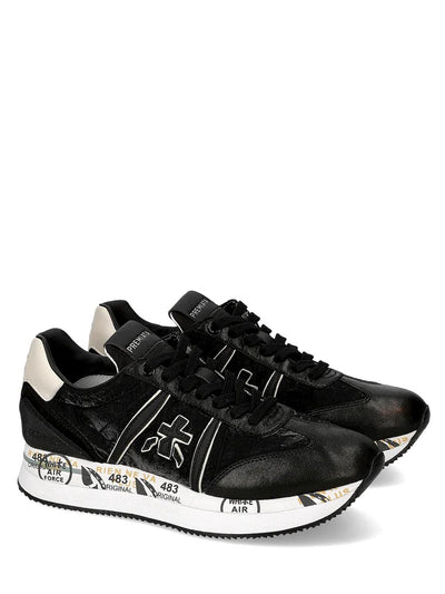 Premiata Sneakers Donna Conny Nero