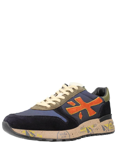 Premiata Sneakers Uomo Mick Blu arancio