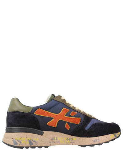 Premiata Sneakers Uomo Mick Blu arancio