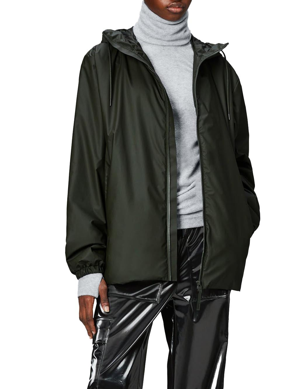 Rains Giubbino Unisex Lohja Jacket W3t1 15770 Verde