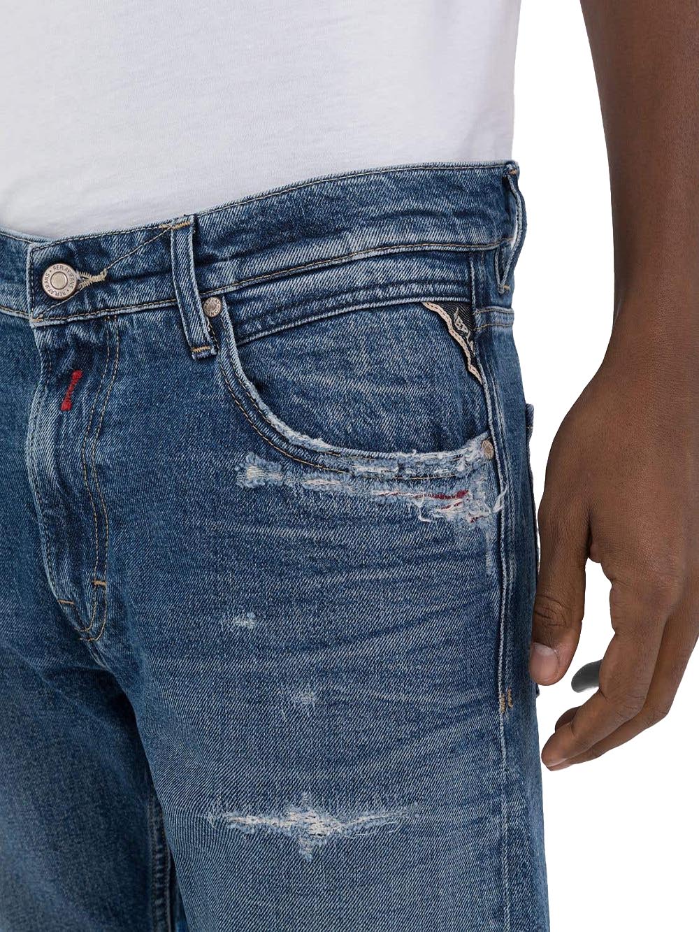 Replay Jeans Uomo M1021p.000.727742r Medio