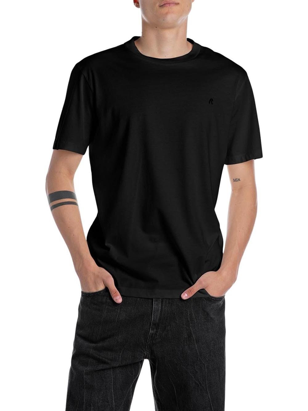 Replay T-shirt Uomo M3097 .000.2660 Nero