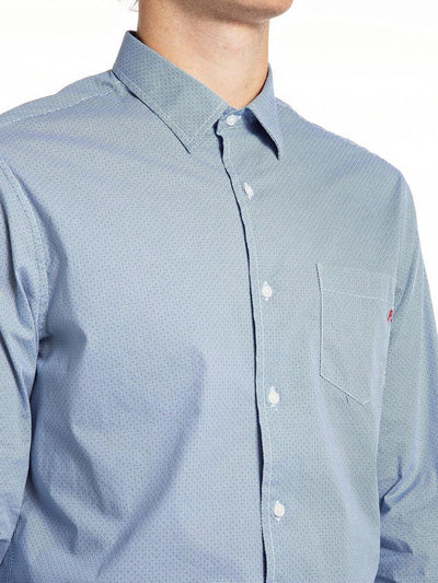 Replay Camicia Uomo M4049a.000.74953 Bianco/celeste