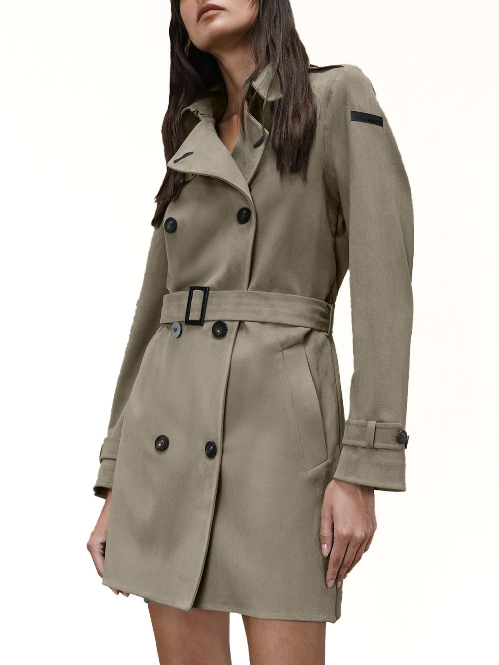 RRD Roberto Ricci Designs Giubbino Donna Nabucco Shell Trench Wom Jkt W24580 Tortora