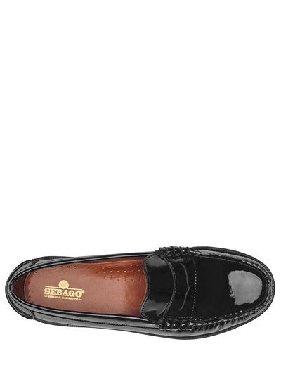 Sebago Mocassino Donna Classic Dan Patent Leather Wom 731283w Nero