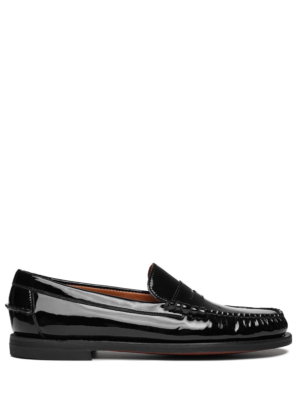 Sebago Mocassino Donna Classic Dan Patent Leather Wom 731283w Nero