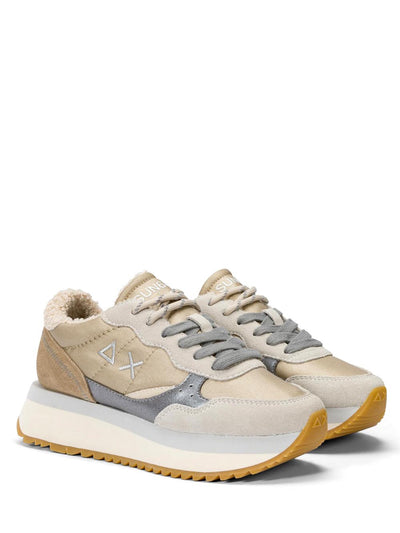 SUN68 Sneakers Donna Z44213 Big Ally Winter Beige