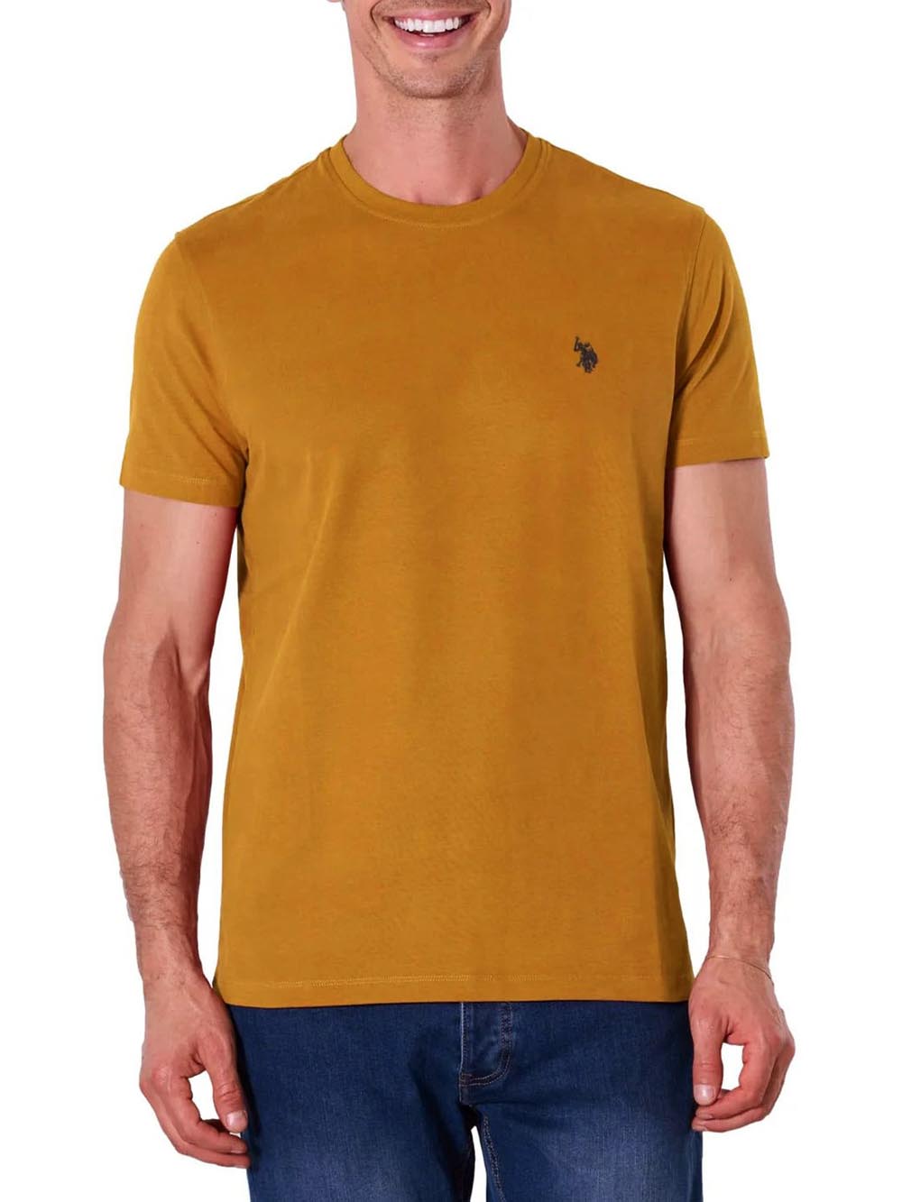 U.S. Polo Assn. T-shirt Uomo Mick Us40154003 0000398 Ocra