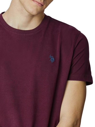 U.S. Polo Assn. T-shirt Uomo Mick Us40154003 0000398 Bordeaux