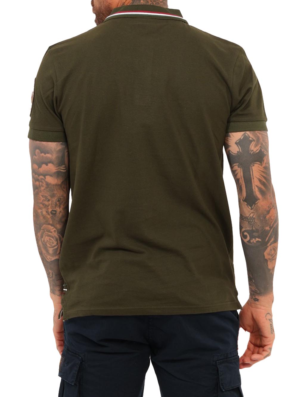 AERONAUTICA ITALIANA Polo Uomo Are5pl035803u Verde militare