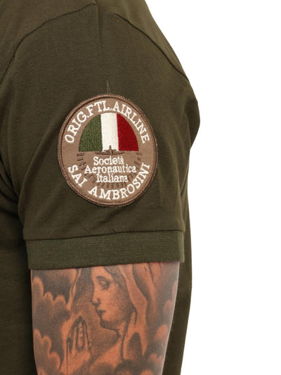 AERONAUTICA ITALIANA Polo Uomo Are5pl035803u Verde militare