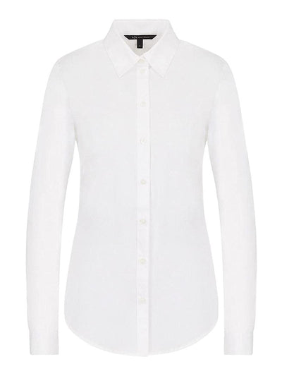 Armani Exchange Camicia Donna 8nyc04 Ynp9z Panna